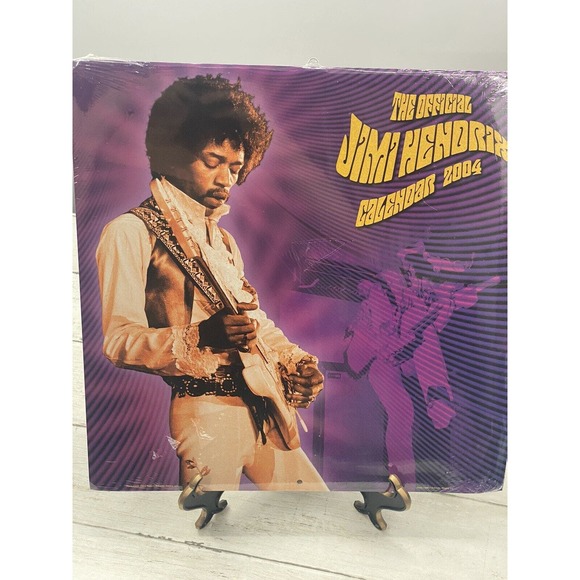 Official Jimi Hendrix Wall Calendar 2004 New Sealed Collectors Item Memorabilia - Picture 9 of 12